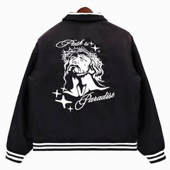 Embroidery Cotton Baseball Jacket