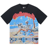 Skeletons Cozy Beach T-Shirts #1022