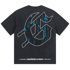Skeletons Pattern Printed T-Shirts #1028