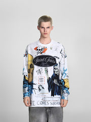 Printed Long Sleeve T-Shirt