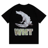 Crocodile Pattern Printed T-Shirt