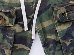 Camouflage Denim Shorts #8667