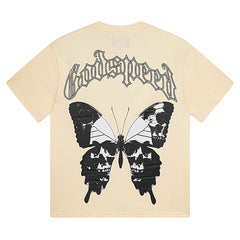 Skeletons Butterfly T-Shirts #3026