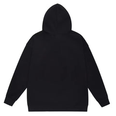 Ape Head Cartoon Pattern Print Hoodie