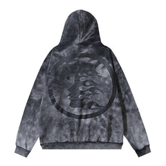 Meteor Pattern Printed Hoodie