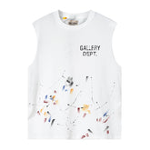 Splatter Paint Printed Vest