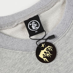 Studios 'Records' Crewneck Sweatshirt Heather Grey