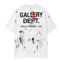 Splatter Paint Printed T-Shirt