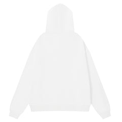 Logo Pattern Printed Hoodie