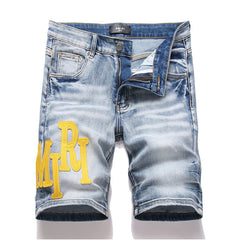 Logo Denim Shorts #2017