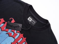 Rose Pattern Printed T-Shirts #1051
