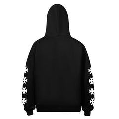Eagle Pattern Printed Hoodie