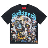 Skeletons Rose T-Shirts #1001