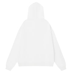 Logo Pattern Printed Hoodie