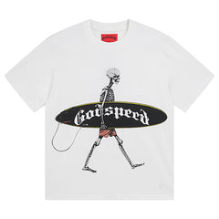 Skeletons Surf Day T-Shirts #3025