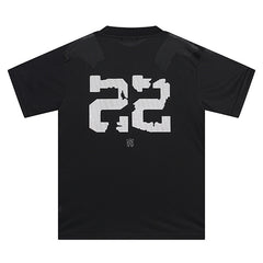 Logo Mesh Printed T-shirt