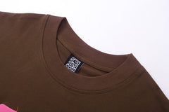 555555 Angel Number T-Shirt Brown