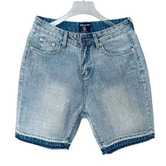 Rhinestones Denim Shorts