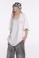 . Pink Lettering Tee