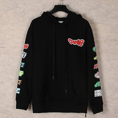 Cartoon Pattern Arrow Hoodies