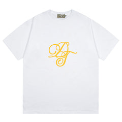 Metallic Gold Script Tee