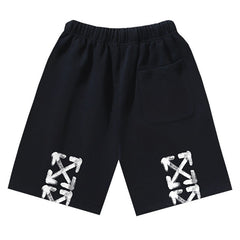 Logo Arrows Printed Shorts