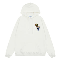 Arrow Logo Pattern Printed Hoodie