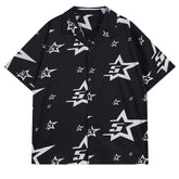 Star Pattern Short-sleeved Shirt