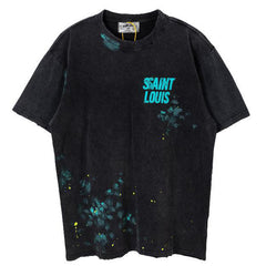 Saint Louis Letter Printed T-Shirt