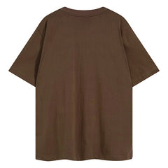 555555 Angel Number T-Shirt Brown
