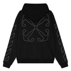 Paint Arrow Hoodie Oversize