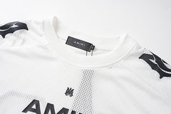 Logo Mesh Printed T-shirt