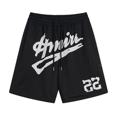 Logo Mesh Printed Short