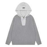 Knitted Sweater Hoodie