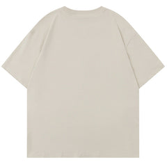 Flocked Letters FG80 Pattern T-Shirts