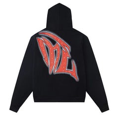 Graffiti Rhinestone Hoodie