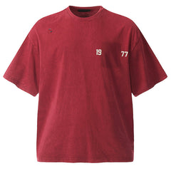 1977 flocked and glued washed T-Shirts