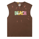 Letter Logo Printed Vest