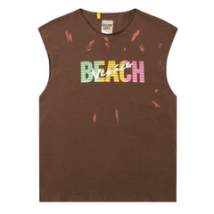 Letter Logo Printed Vest