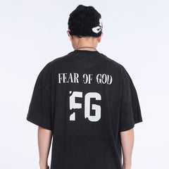 1977 flocked and glued washed T-Shirts