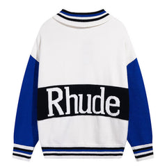 Knit Logo Rugby Sweater