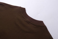 555555 Angel Number T-Shirt Brown