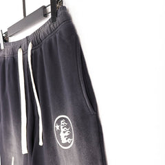 Retro Washed Flare Pants Black