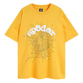 Green Foam Printing High Weight T-Shirt Yellow