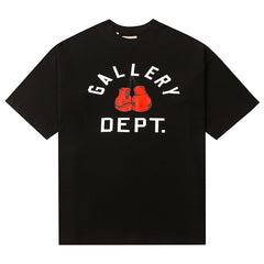 Logo Printed T-Shirt Black Loose Fit