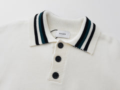 Knit Logo Rugby Sweater