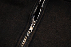 Classic letter print hoodie half zip Hoodie