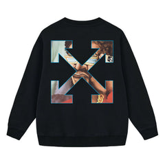 Arrow Pattern Printed Sweatshirts