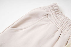 Rhinestone-Emblazoned Logo Pants