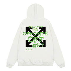 Arrow Pattern Printed Hoodie